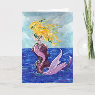 Grußkarte Mermaid (leer) Karte