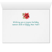 Grußkarte Merry Gnome Holiday (Innenansicht Horizontal (Unten))