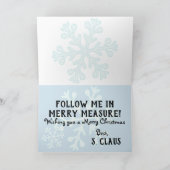 Grußkarte Merry Measure Beaker (Feiertag) Karte (Innenseite)