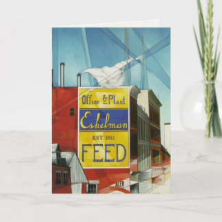 Grußkarte mit Charles Demuth Malerei Karte