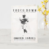 Grußkarte mit Cooler Fußball-Printwerbung Karte (Gelbe Blume)