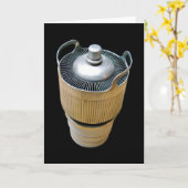 Grußkarte mit hohem Power Karte (Gelbe Blume)