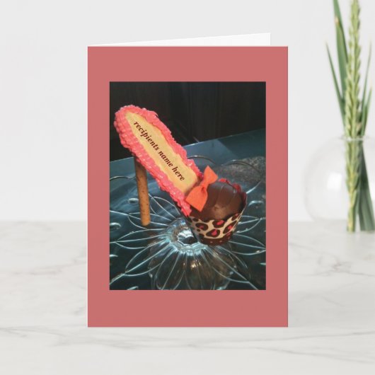 Grußkarte mit hoher Ferse Karte (Vorderseite)