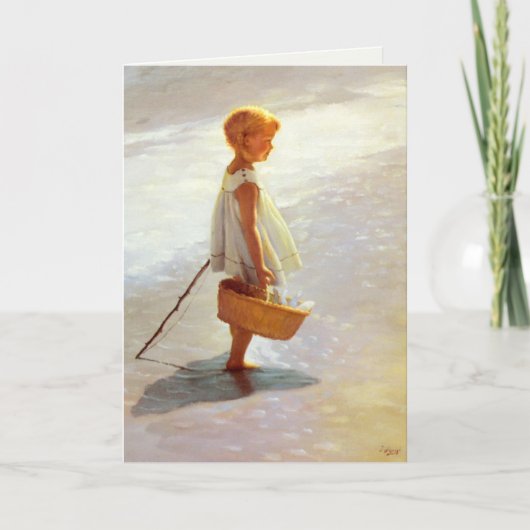 Grußkarte mit I. Davidi-Malerei Karte (Vorderseite)