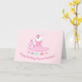Grußkarte mit Mouse Princess Design Karte (Gelbe Blume)