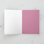 Grußkarte mit Orchid Karte (Innenseite)