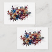 Grußkarte Mitteilungskarte (Vorne/Hinten)