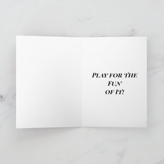 Grußkarte - Motivation des Tennisspielers (v.2) Dankeskarte (Innenseite)