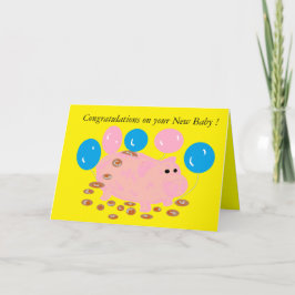 Grußkarte/Neues Baby Karte