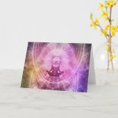 Grußkarte "Neues Zeitalter" Karte (Gelbe Blume)