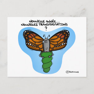 Grußkarte "Neutransformation" Postkarte