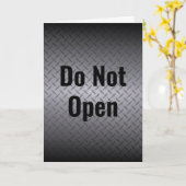 Grußkarte nicht öffnen karte (Gelbe Blume)