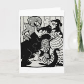 Grußkarte "Noah and the Dinosaurs" Karte (Vorderseite)