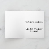 Grußkarte: Noah's Dinghy Karte (Innenseite)