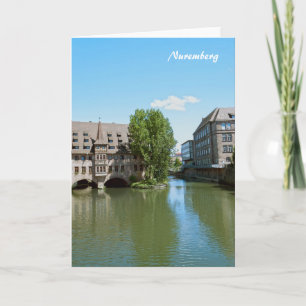 Grußkarte Nürnberg Karte