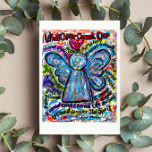 Grußkarte oder Mitteilungskarten des bunten Krebsa