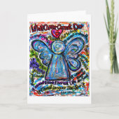 Grußkarte oder Mitteilungskarten des bunten Krebsa (Vorderseite)