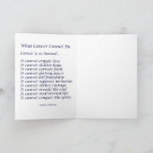 Grußkarte oder Mitteilungskarten des bunten Krebsa (Innenseite)