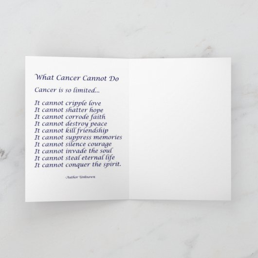 Grußkarte oder Mitteilungskarten des bunten Krebsa (Innenseite)