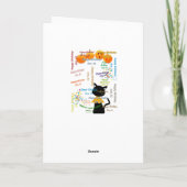 Grußkarte Oktober, 31 Geburtstag Karte (Rückseite)