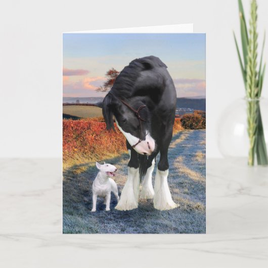 Grußkarte "Ollie & Blackbird" Karte (Vorderseite)