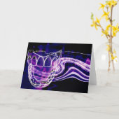 Grußkarte "Open Mouth Teeth Design" Karte (Gelbe Blume)