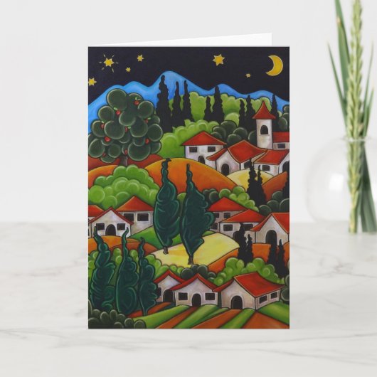 Grußkarte Orvieto Karte (Vorderseite)