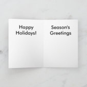 Grußkarte Paddle Flakes Feiertagskarte (Innenseite)