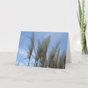 Grußkarte - Pampas Grass Karte