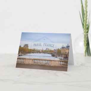 Grußkarte Paris Serie 02 Karte