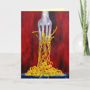 Grußkarte Pasta Karte