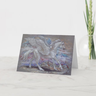 Grußkarte - Pegasus Karte