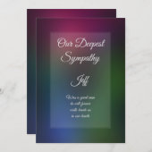 Grußkarte personalisiert Sympathie Karte (Vorne/Hinten)