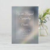 Grußkarte personalisiert Sympathie Karte (Stehend Vorderseite)