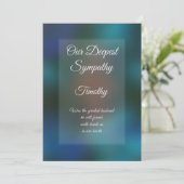 Grußkarte personalisiert Sympathie Karte (Stehend Vorderseite)