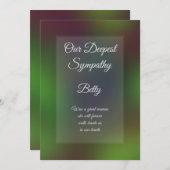 Grußkarte personalisiert Sympathie Karte (Vorne/Hinten)