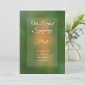 Grußkarte personalisiert Sympathie Karte (Stehend Vorderseite)