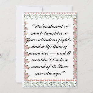 Grußkarte   Persönliche Karte für Geschwister, Fre