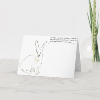 Grußkarte Philip Larkin Karte