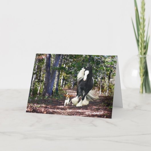 Grußkarte "Pine Barrens Run" Karte (Vorderseite)