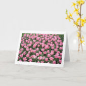 Grußkarte Pink Tulips Karte (Gelbe Blume)