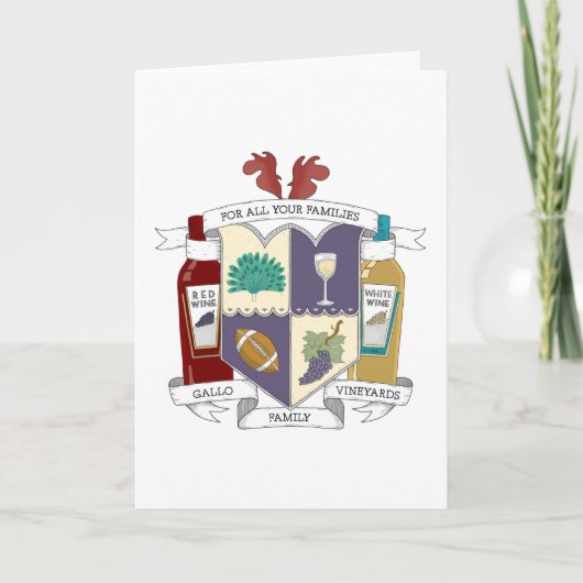 Grußkarte (Portrait) Karte (Vorderseite)