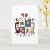 Grußkarte (Portrait) Karte (Gelbe Blume)