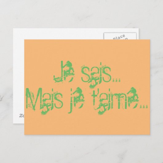 Grußkarte Postkarte (Vorne/Hinten)