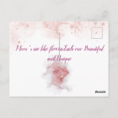 Grußkarte Postkarte (Rückseite)