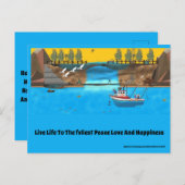 Grußkarte Postkarte (Vorne/Hinten)