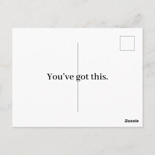 Grußkarte Postkarte (Rückseite)