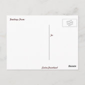 Grußkarte Postkarte (Rückseite)
