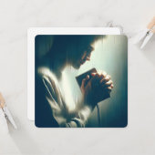 Grußkarte "Prayerful Moments" Karte (Vorderseite/Rückseite Beispiel)