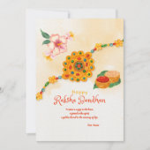Grußkarte Raksha Bandhan (Vorderseite)